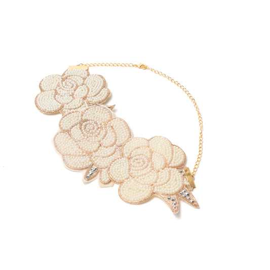 Collar Bordado Marfilia Blanco