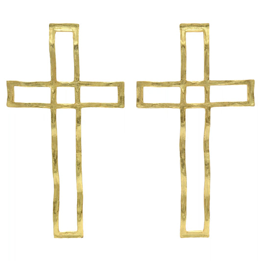 Pendientes Cruz Templaria