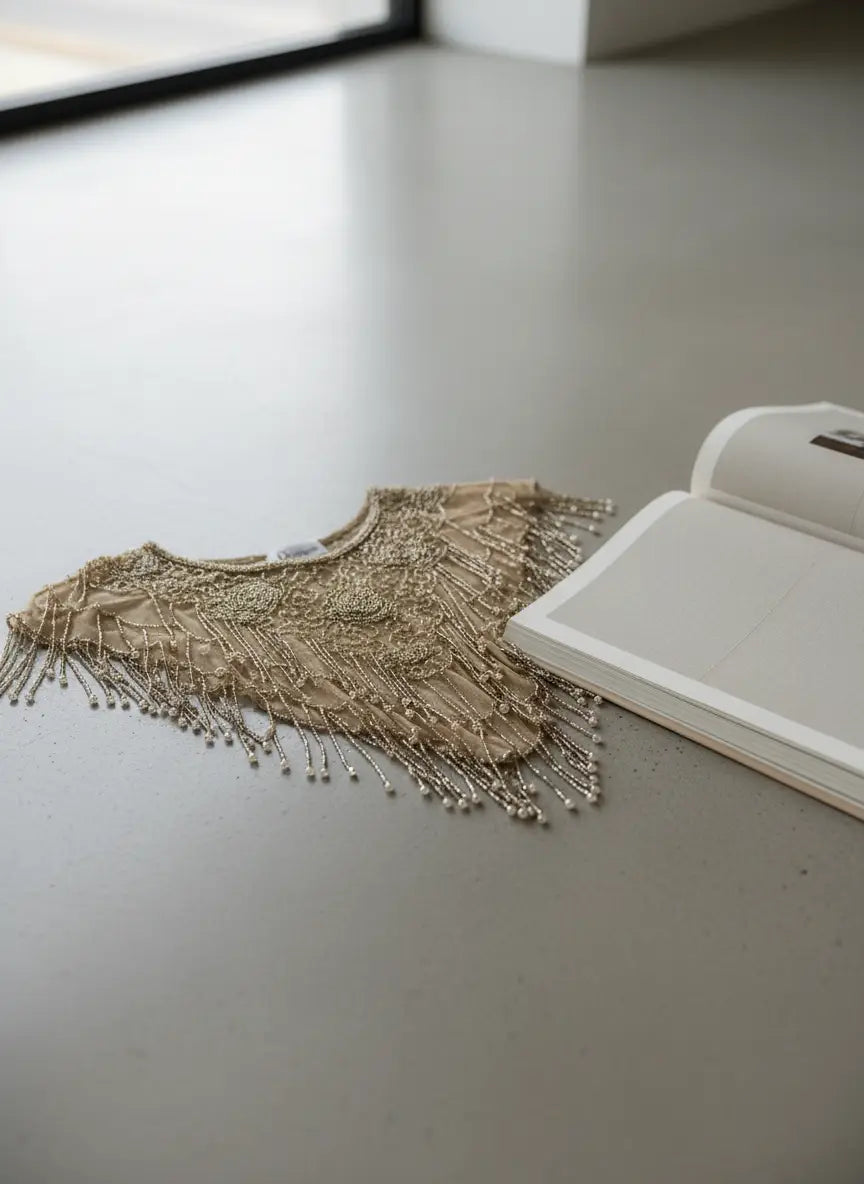 Cuello Joya Esencia Beige - talla XS