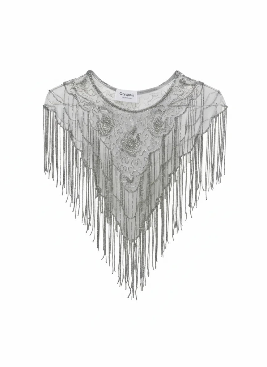 Cuello Joya Esencia Gris Perla