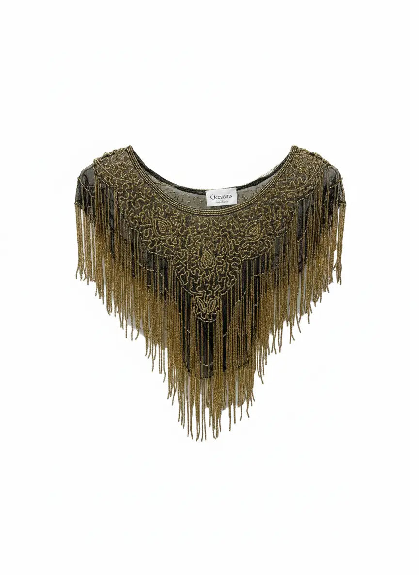 Cuello Joya Esencia Negro y Dorado