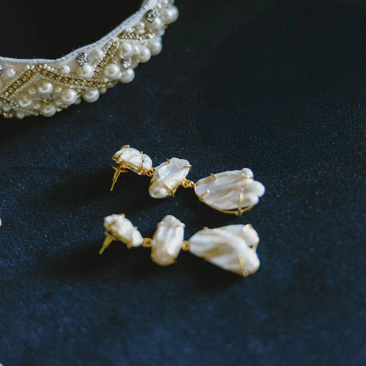 Pendientes Mariel Perlas