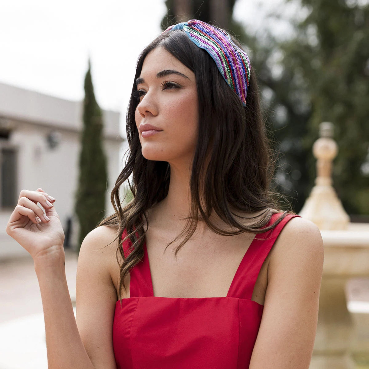 Diadema Lentejuelas Multicolor