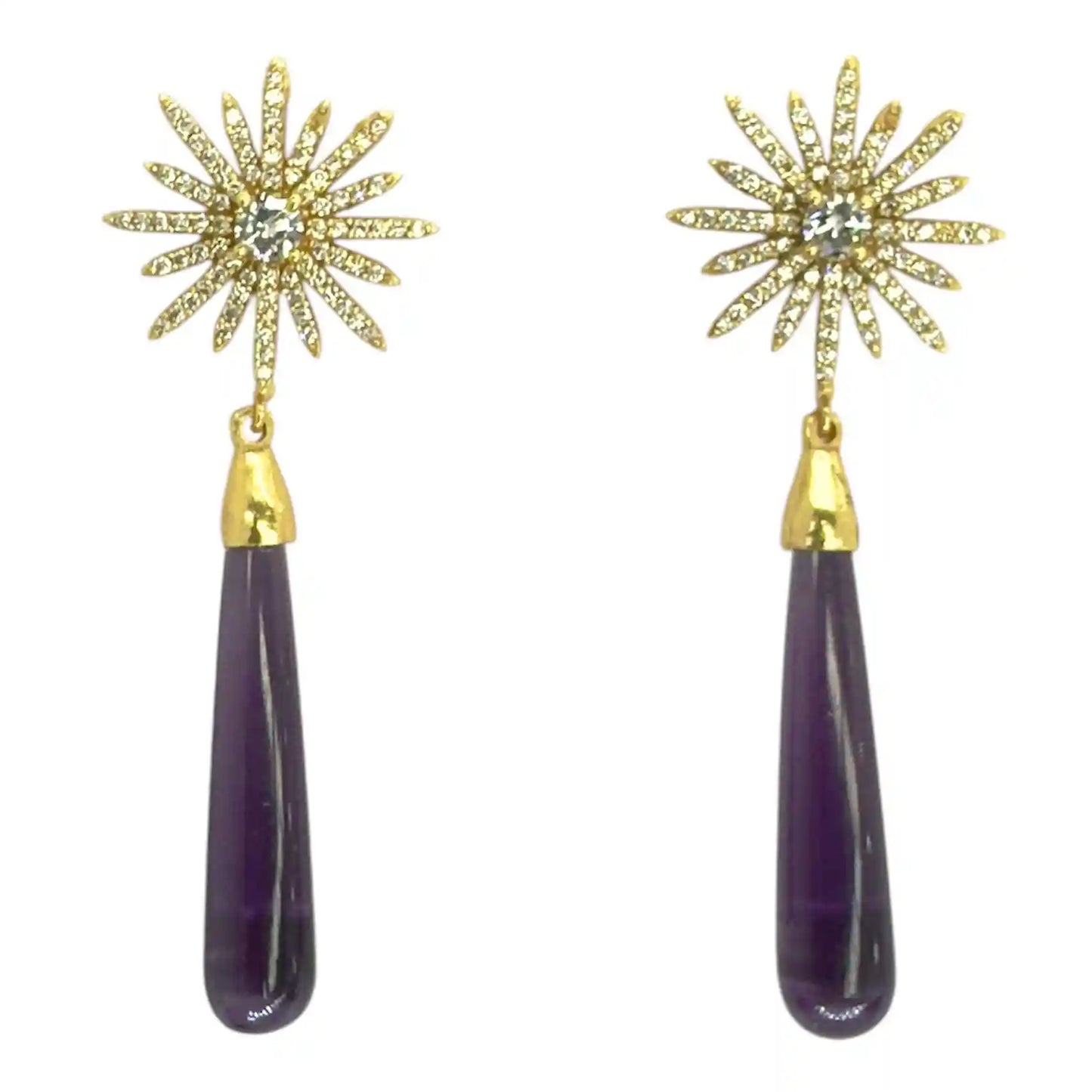 Pendientes Estrella Andaluza M Morado