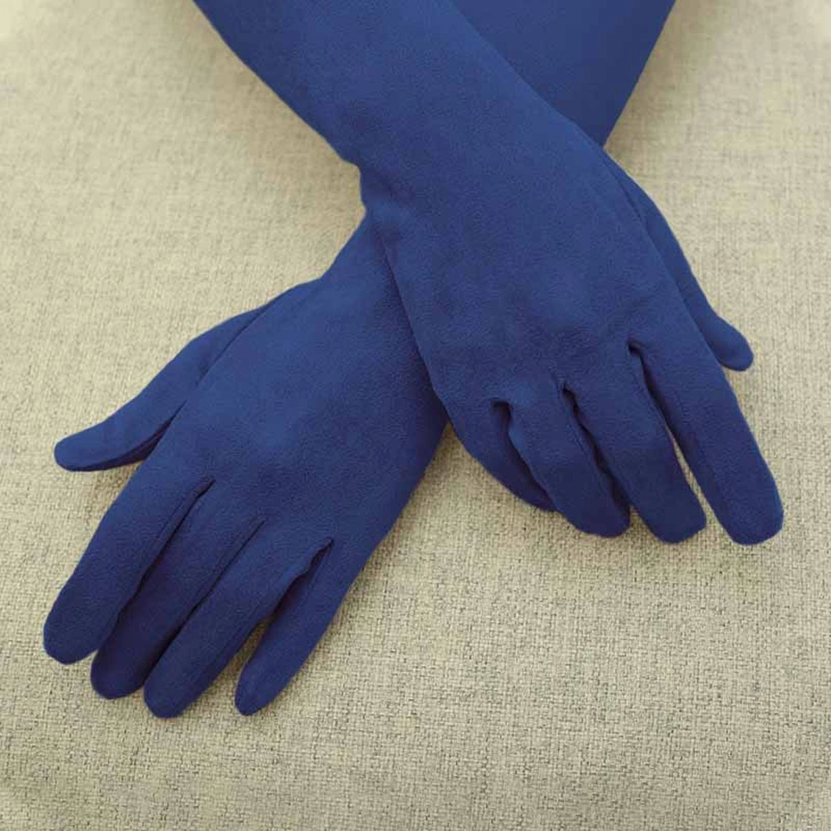 Guantes Invitada Antelina Azul