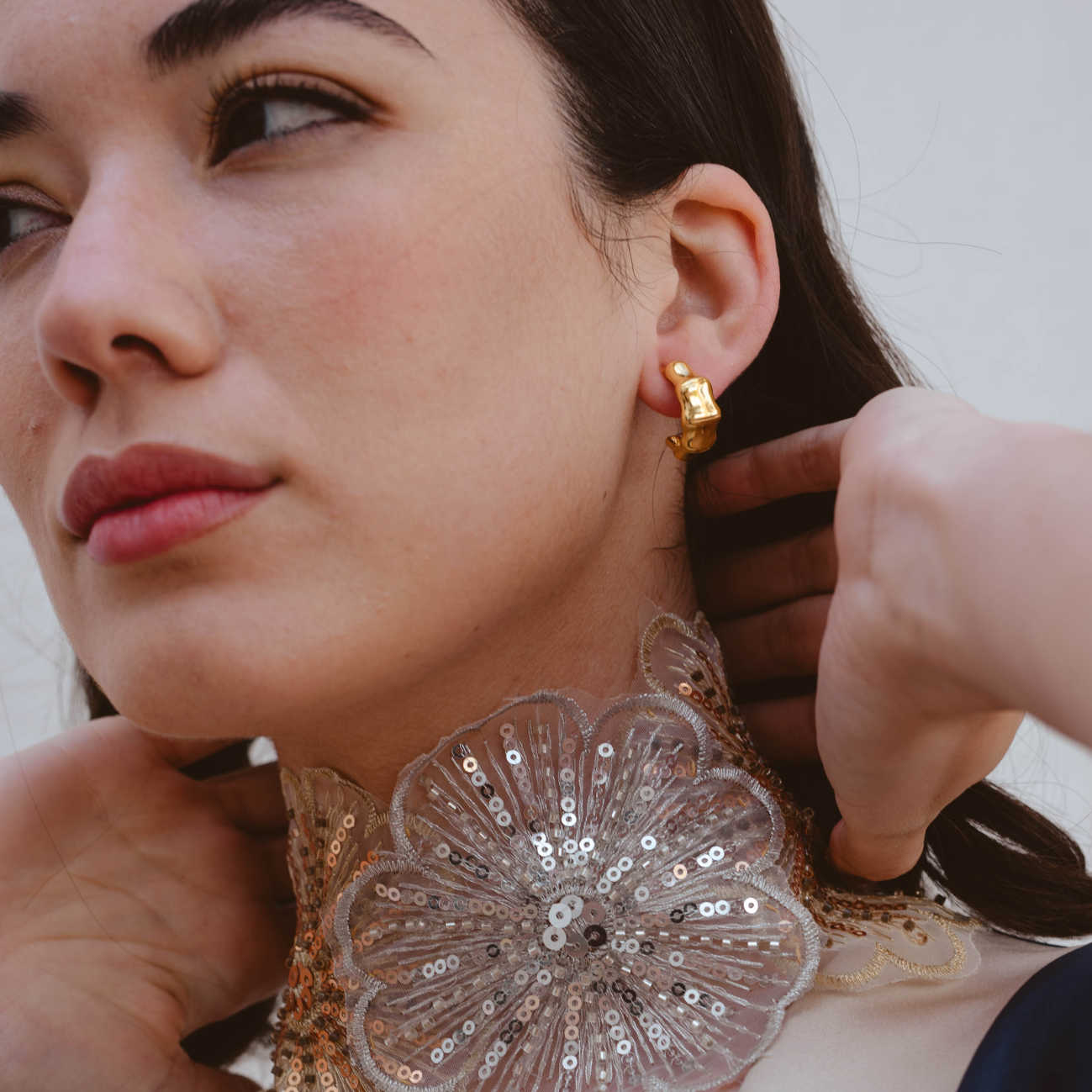 Pendientes Aros Rugoso