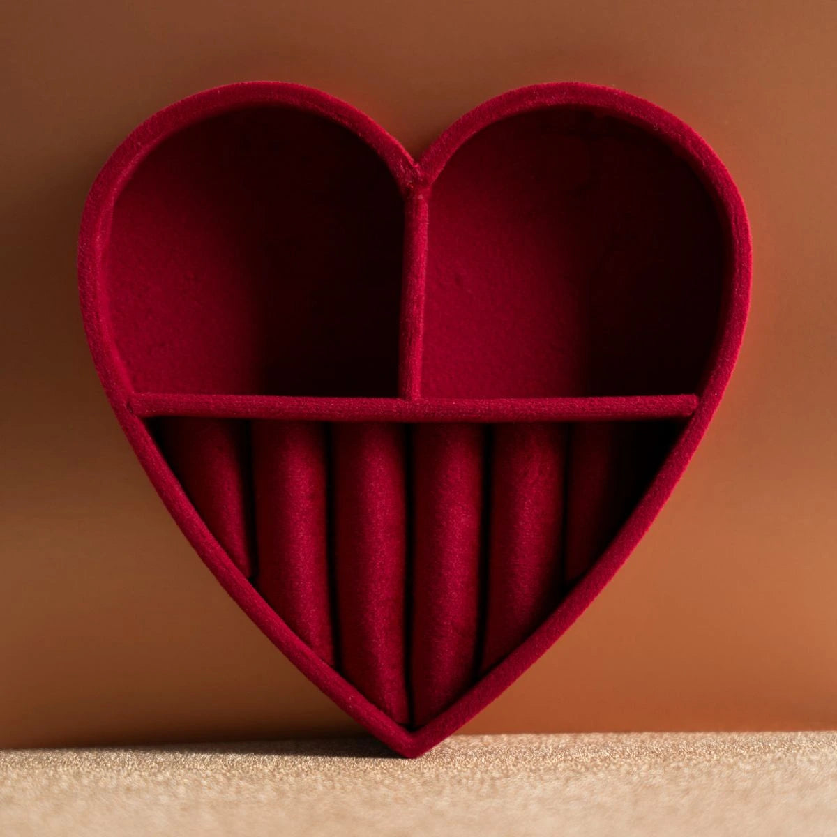 Joyero Corazón Rojo Fresa