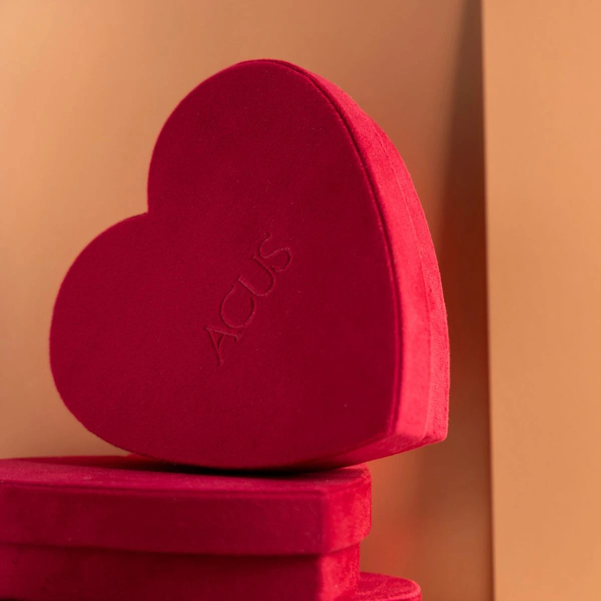 Joyero Corazón Rojo Fresa