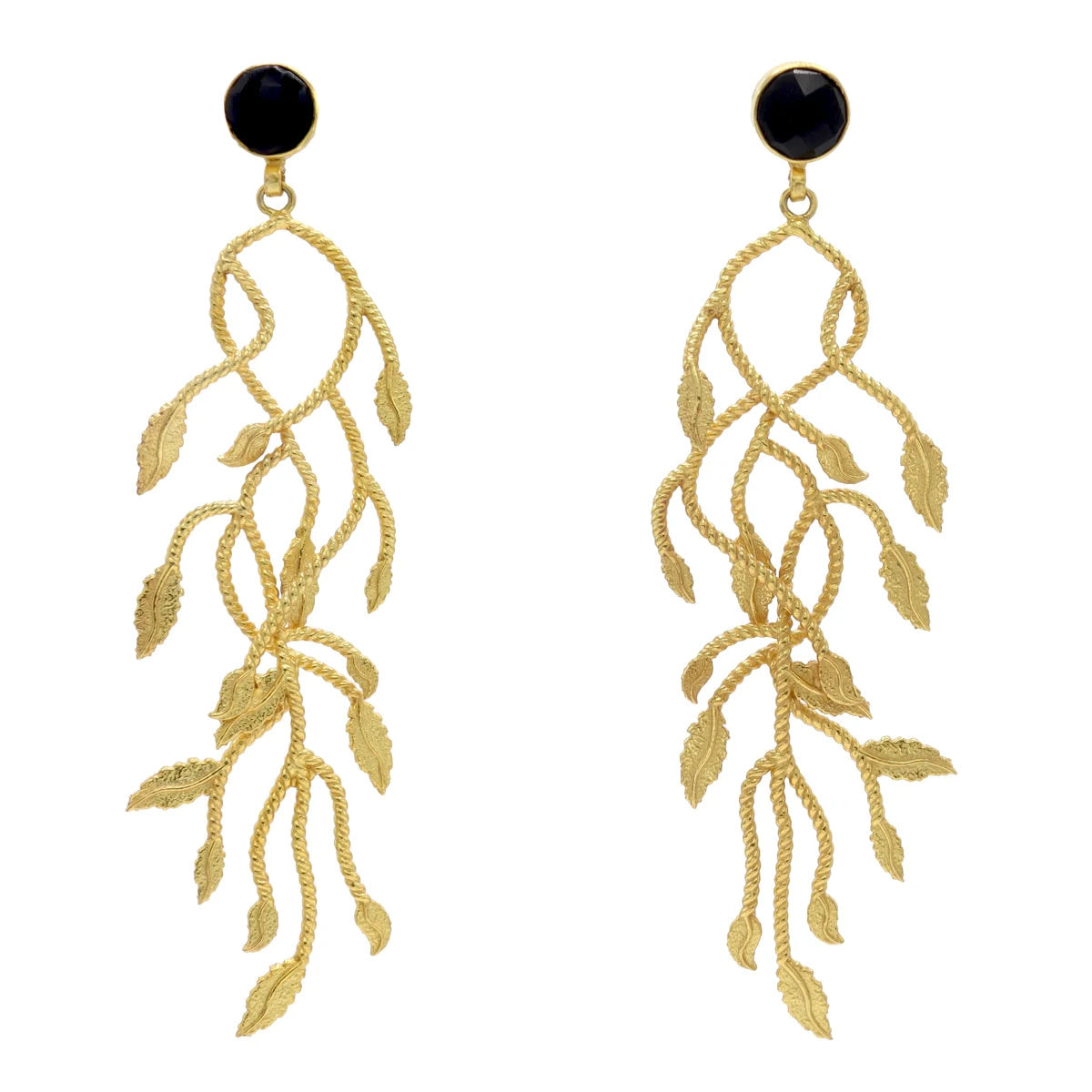 Pendientes Maranta Negro