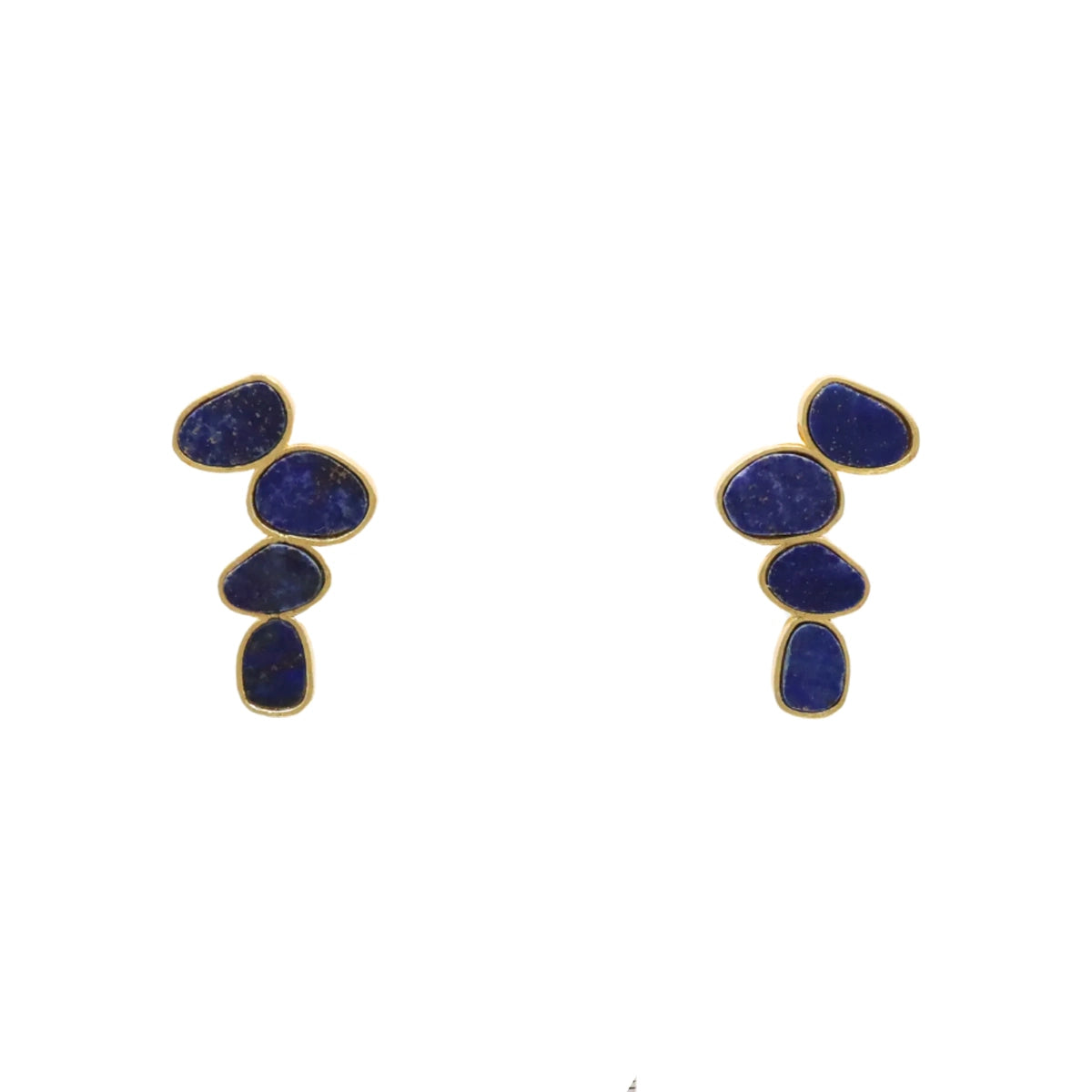 Matrix Pendientes Genís Small Azul Lapislazuli