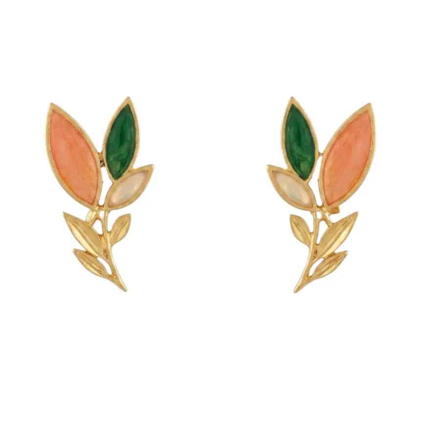 Matrix Pendientes Leaves Ed. Limitada Multicolor Corn