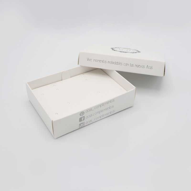 Caja Cartón Pendientes