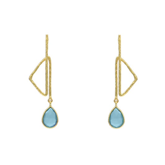 Pendientes Irene Azul Turquesa