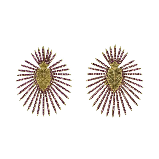 Pendientes Solstice Fucsia