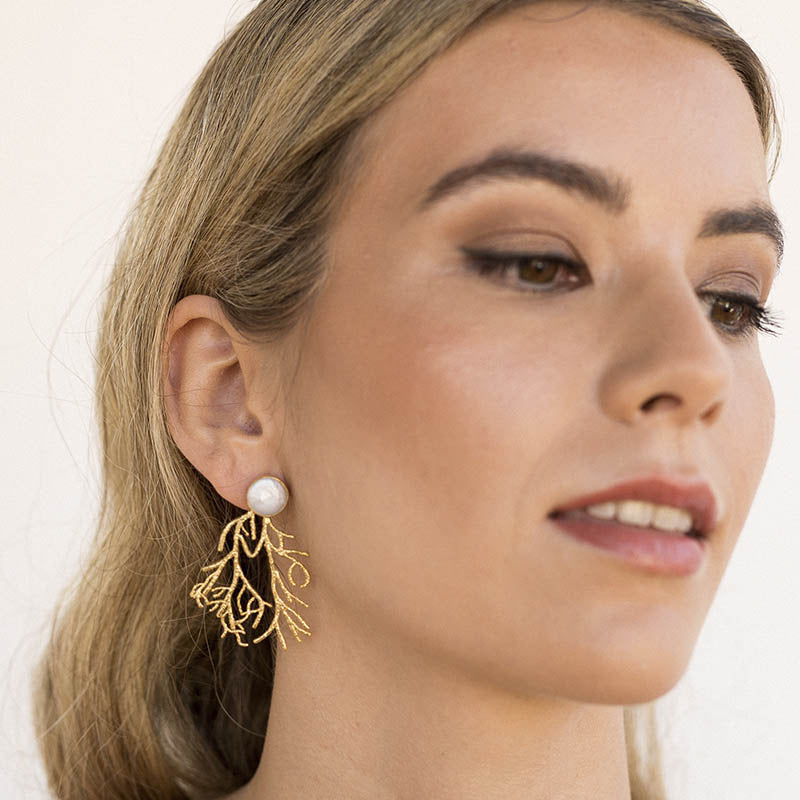Pendientes Euriale Perla