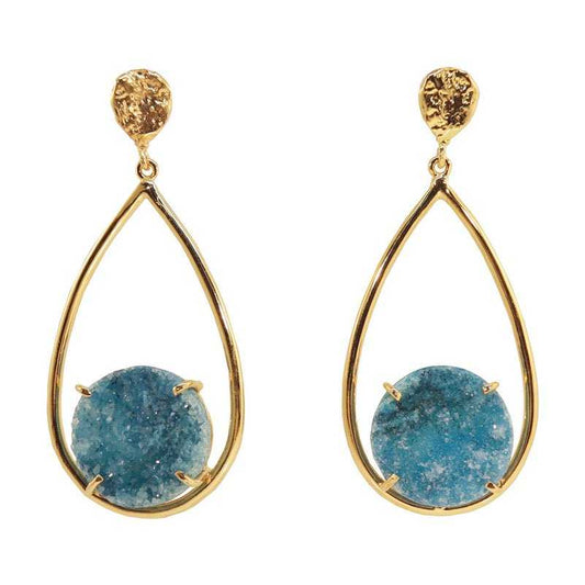 Pendientes Alila Azul turquesa