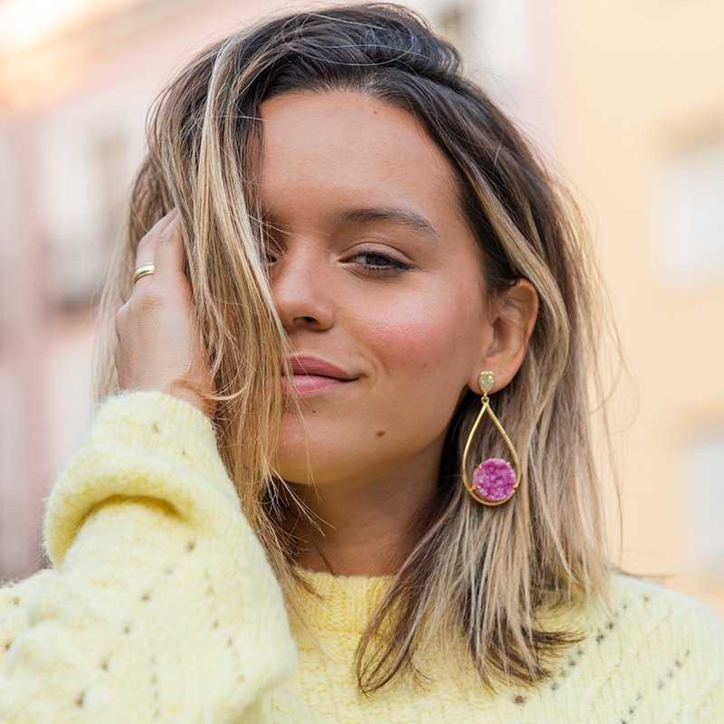 Pendientes Alila Fucsia mo