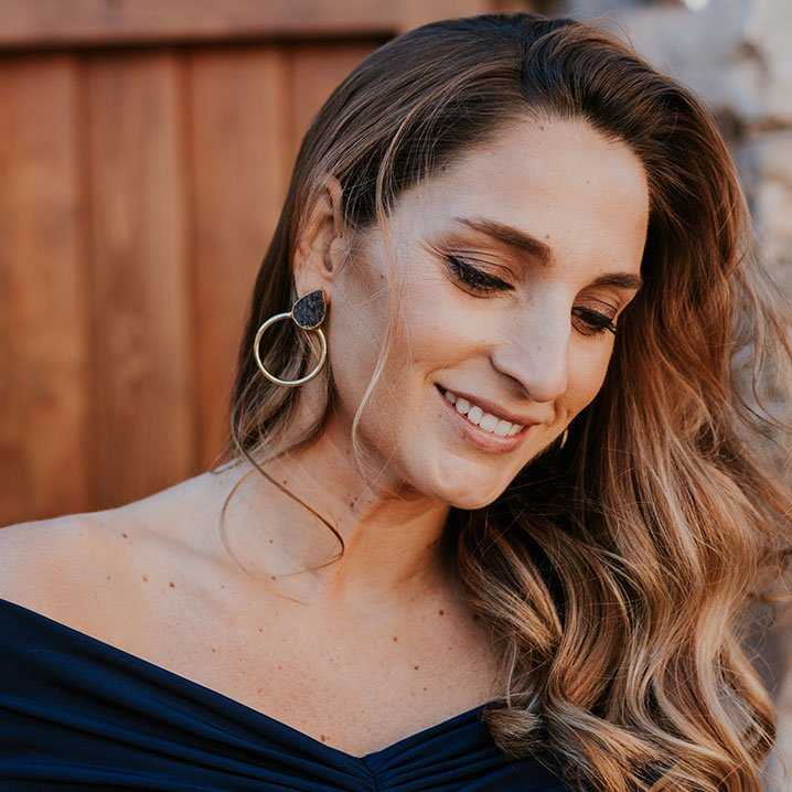 Pendientes Diwa Big Ed. Limitada Pulida Labradorita