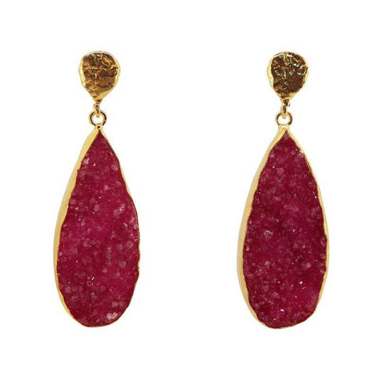 Pendientes Chloe Fucsia mo