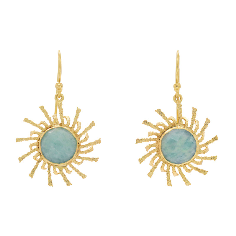 Pendientes Luxor Verde Amazonita