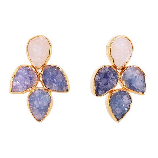 Pendientes Mairea Blanco y Azul