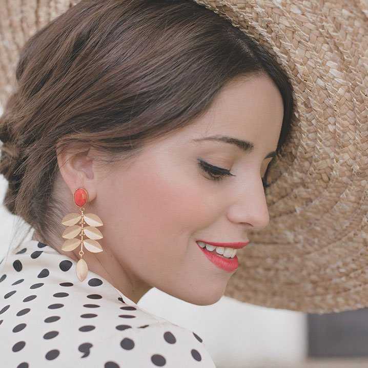 Pendientes Majus Rojo