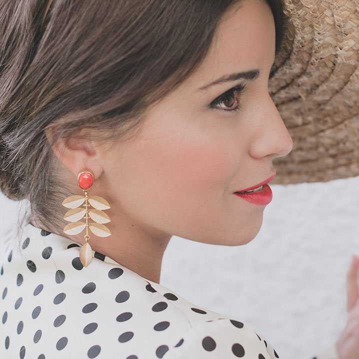 Pendientes Majus Rojo