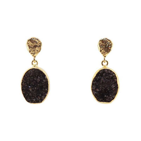 Pendientes Ovals Negro