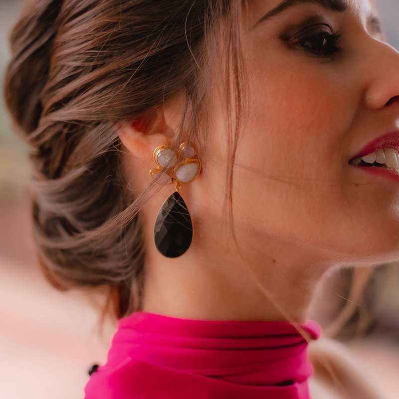Pendientes Paraiso Ed. Limitada Rosas y Perla