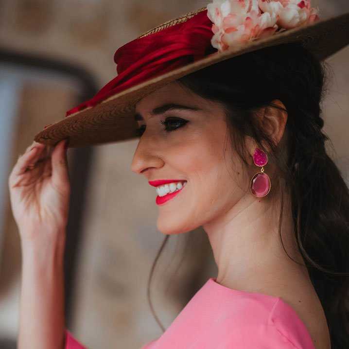 Pendientes Sabatini Azul y Blanco