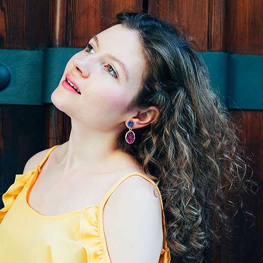 Pendientes Rupia Iconic Fucsia mo y Azul