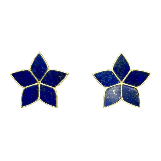 Pendientes Abelia Azul Lapis