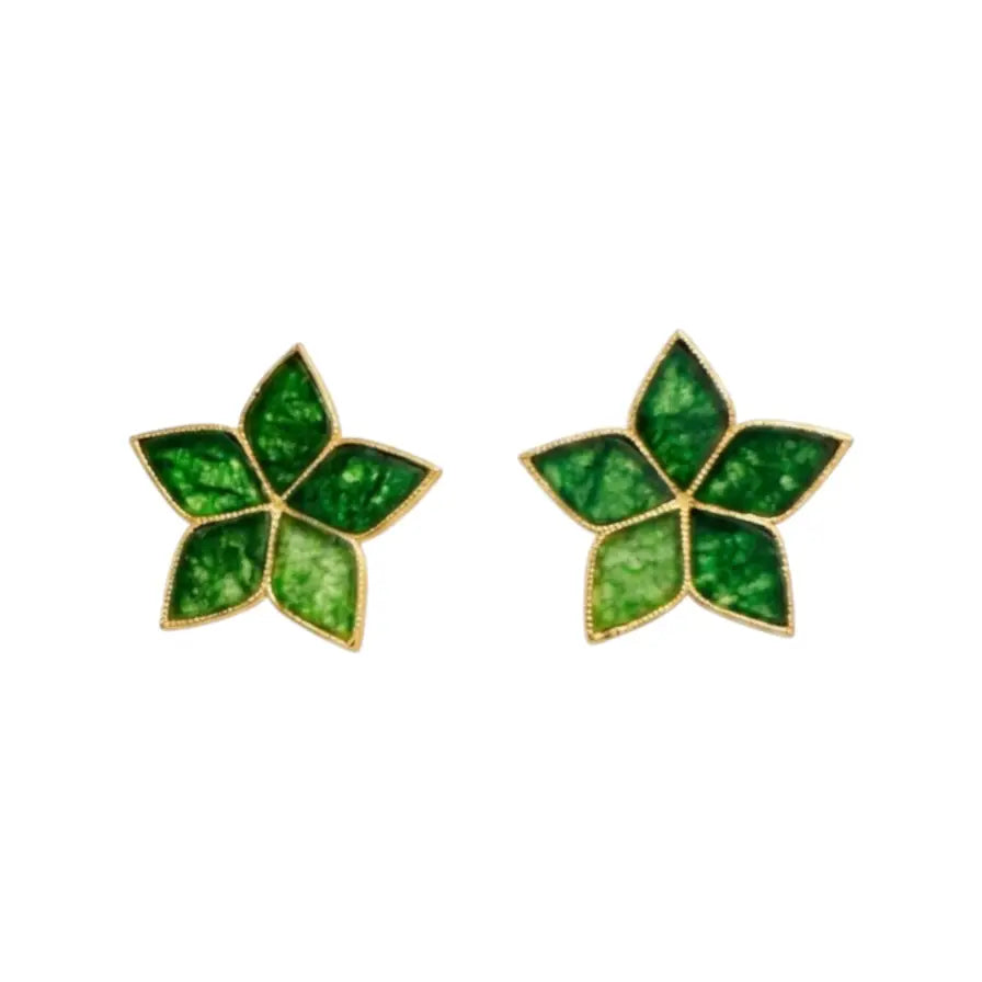 Pendientes Abelia Ed. Limitada Verde Pino
