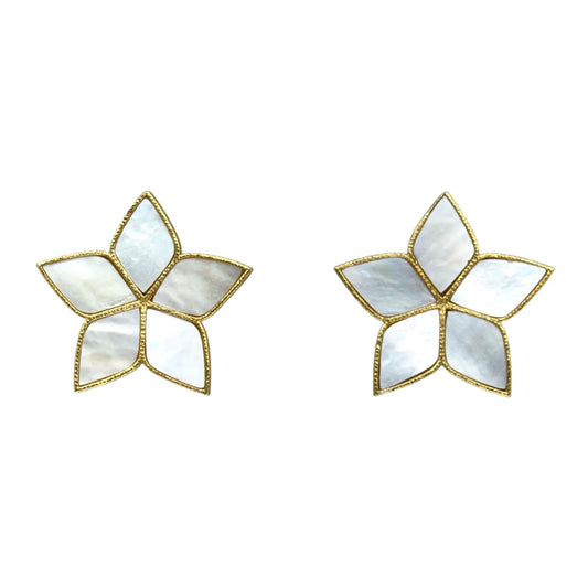 Pendientes Abelia Blanco Nácar