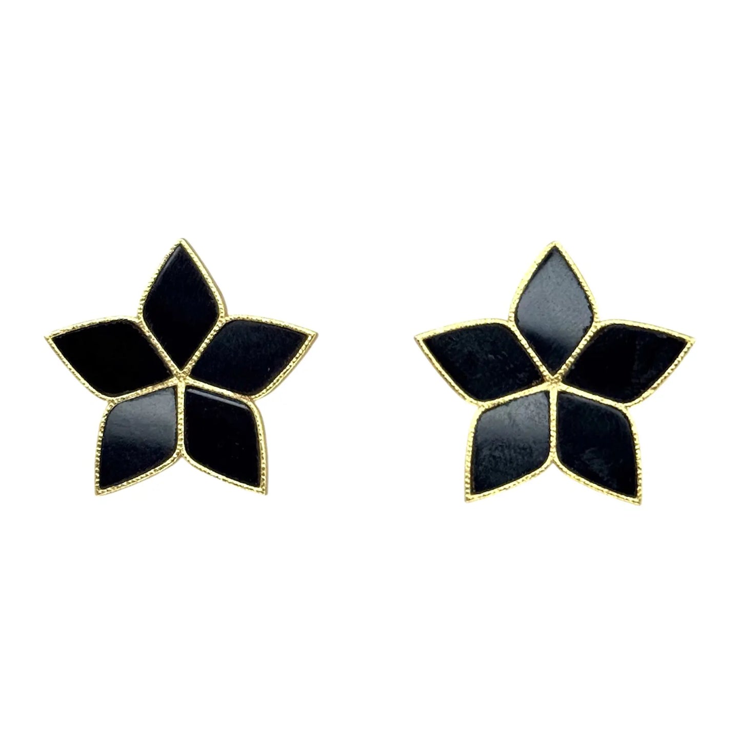 Pendientes Abelia Negro