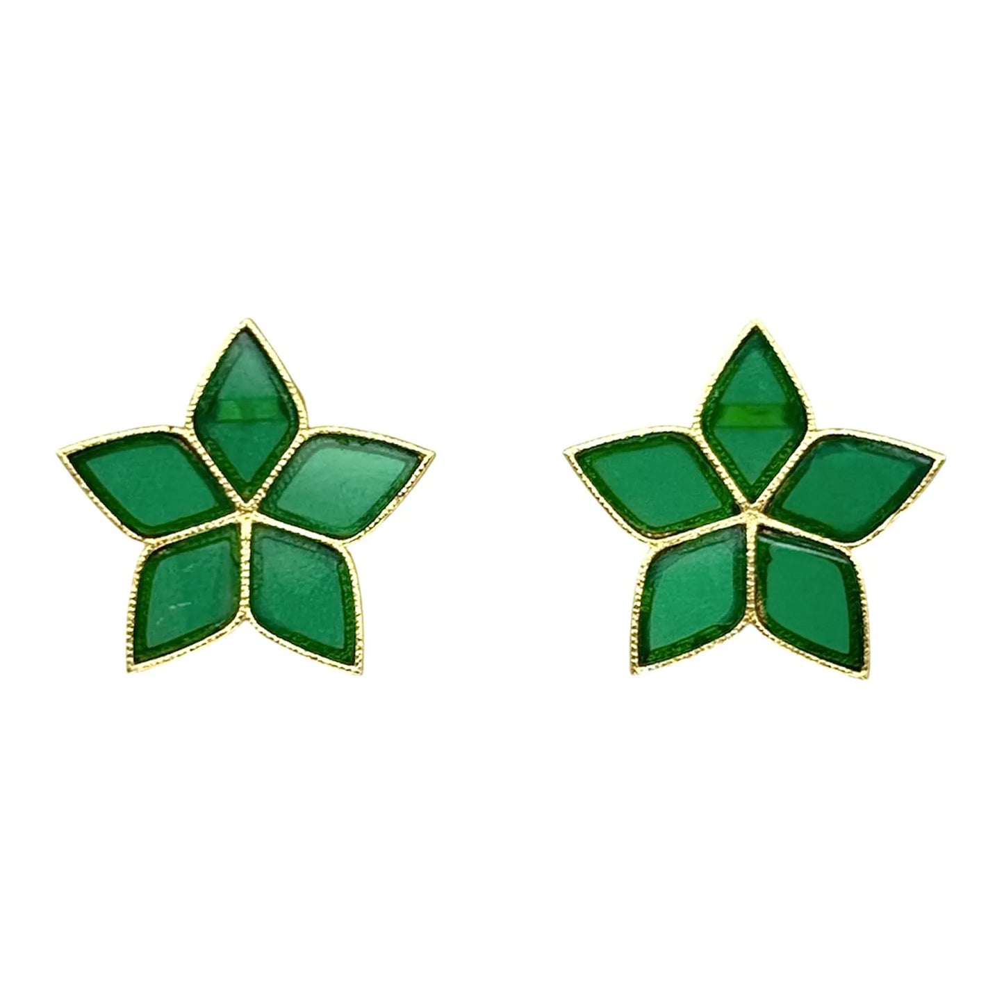 Pendientes Abelia Verde