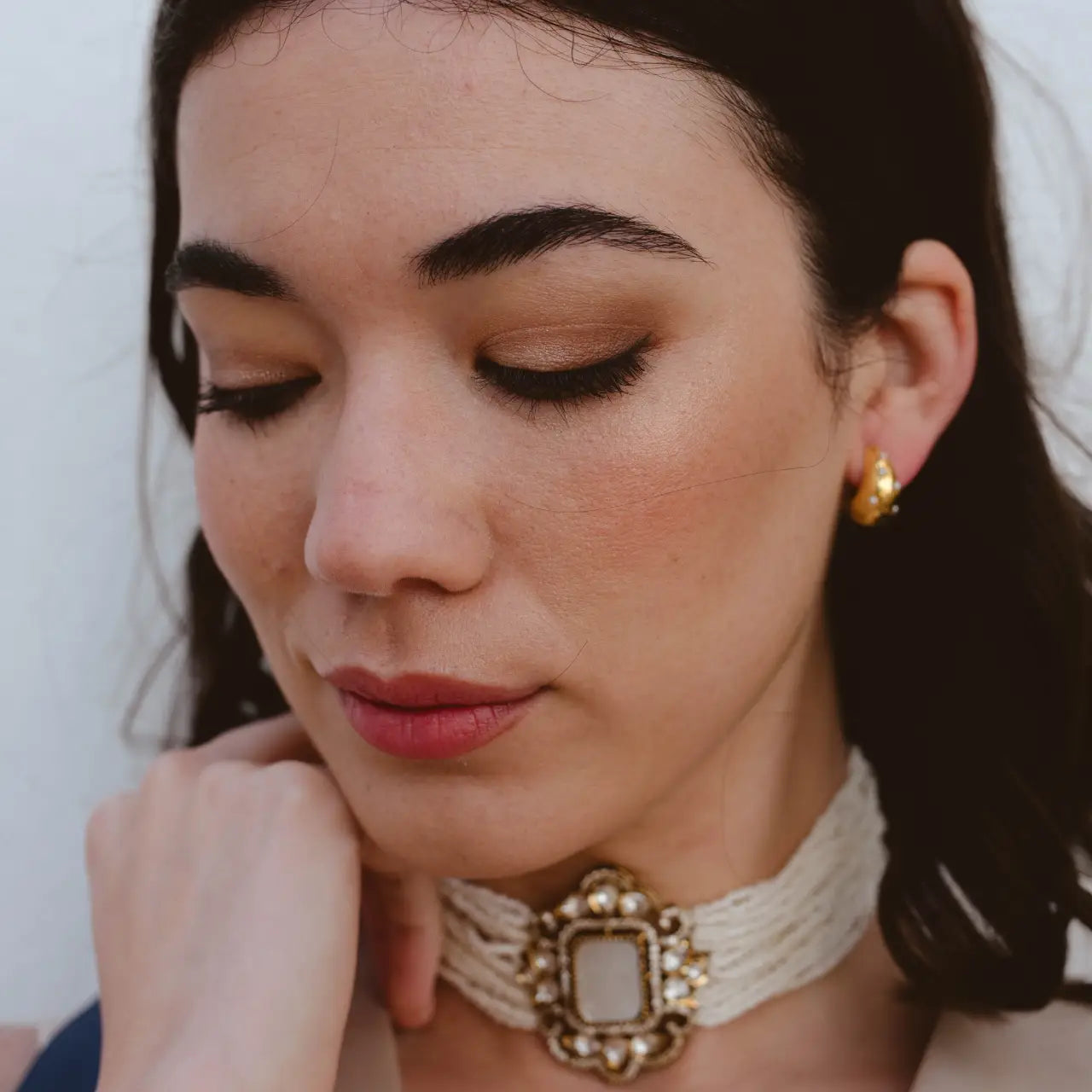 Pendientes Aros Camino de Estrellas Perlas