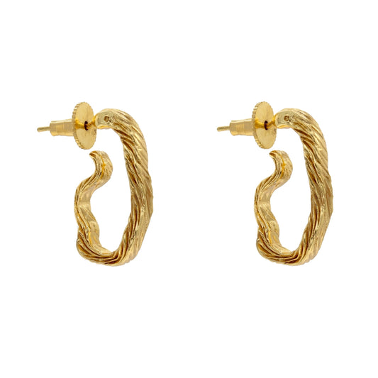 Pendientes Aros Corteza