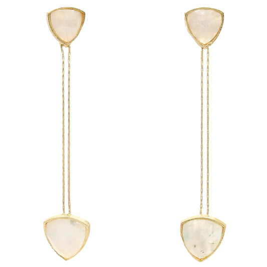 Pendientes Capuchina Piedra Lunar
