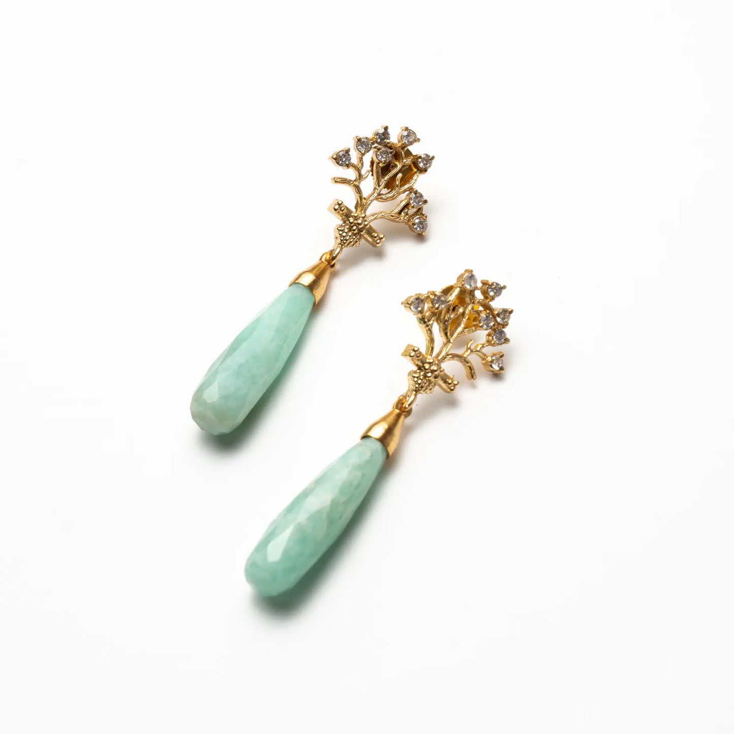 Copla Earrings Limited Edition Aqua Green Amazonite