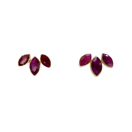 Pendientes Daisy Big Rubí
