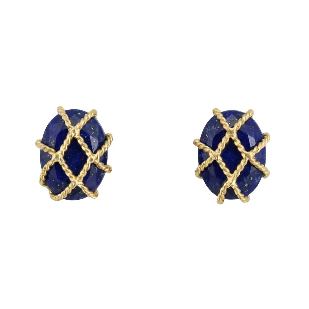 Pendientes Lorena Azul Lapis