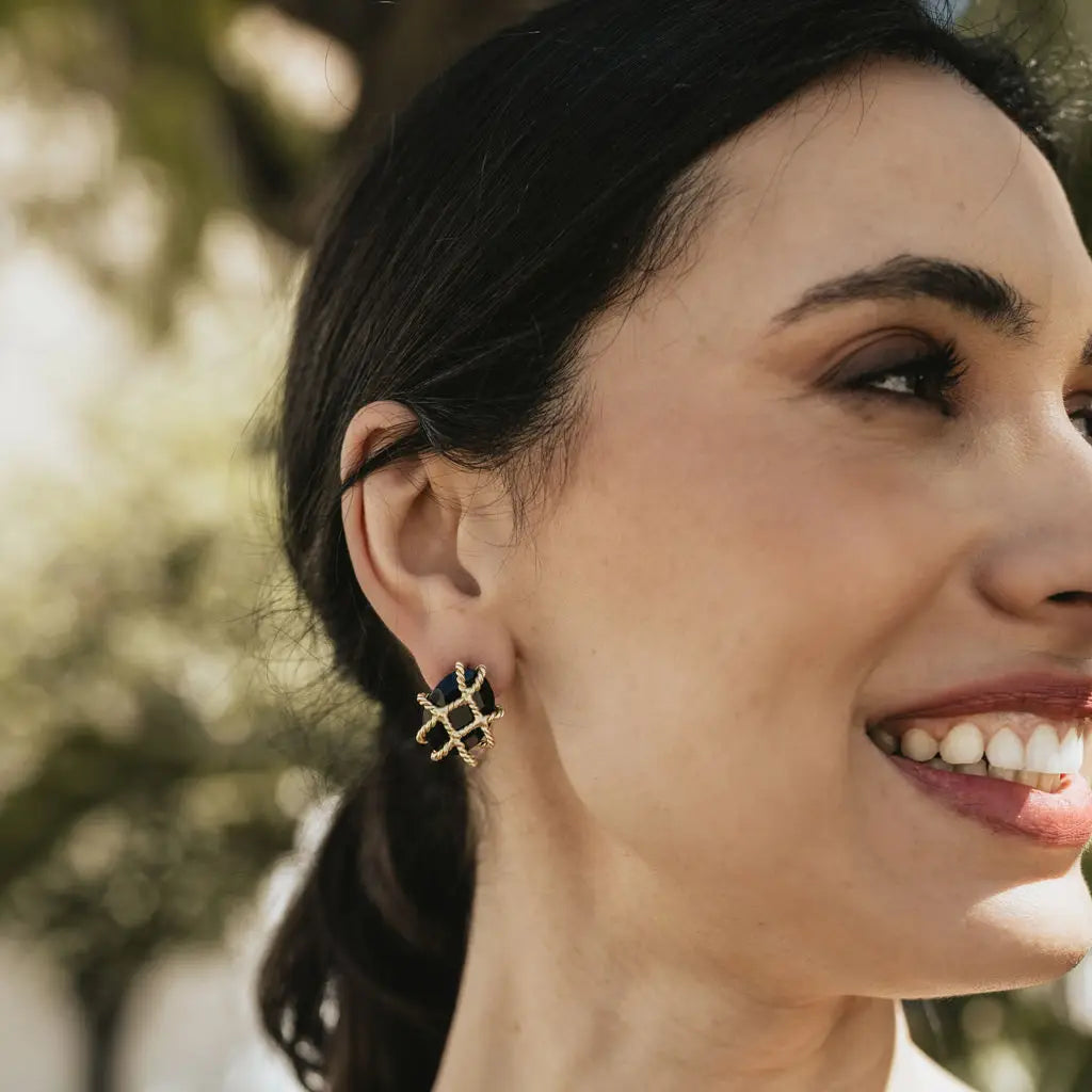 Pendientes Lorena Negro