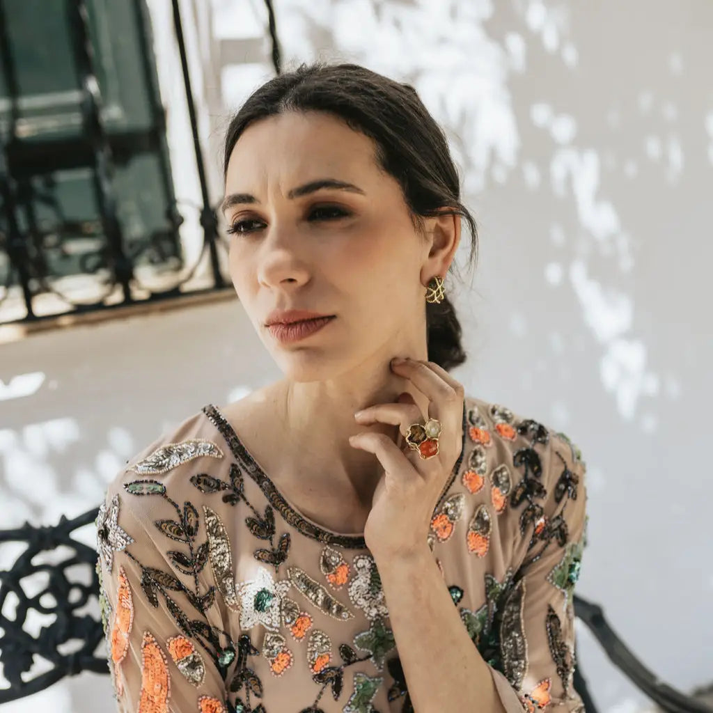 Pendientes Lorena Verde Claro Prenita