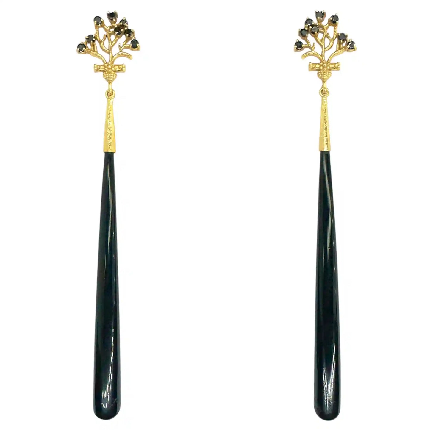 Pendientes Martirio Negro