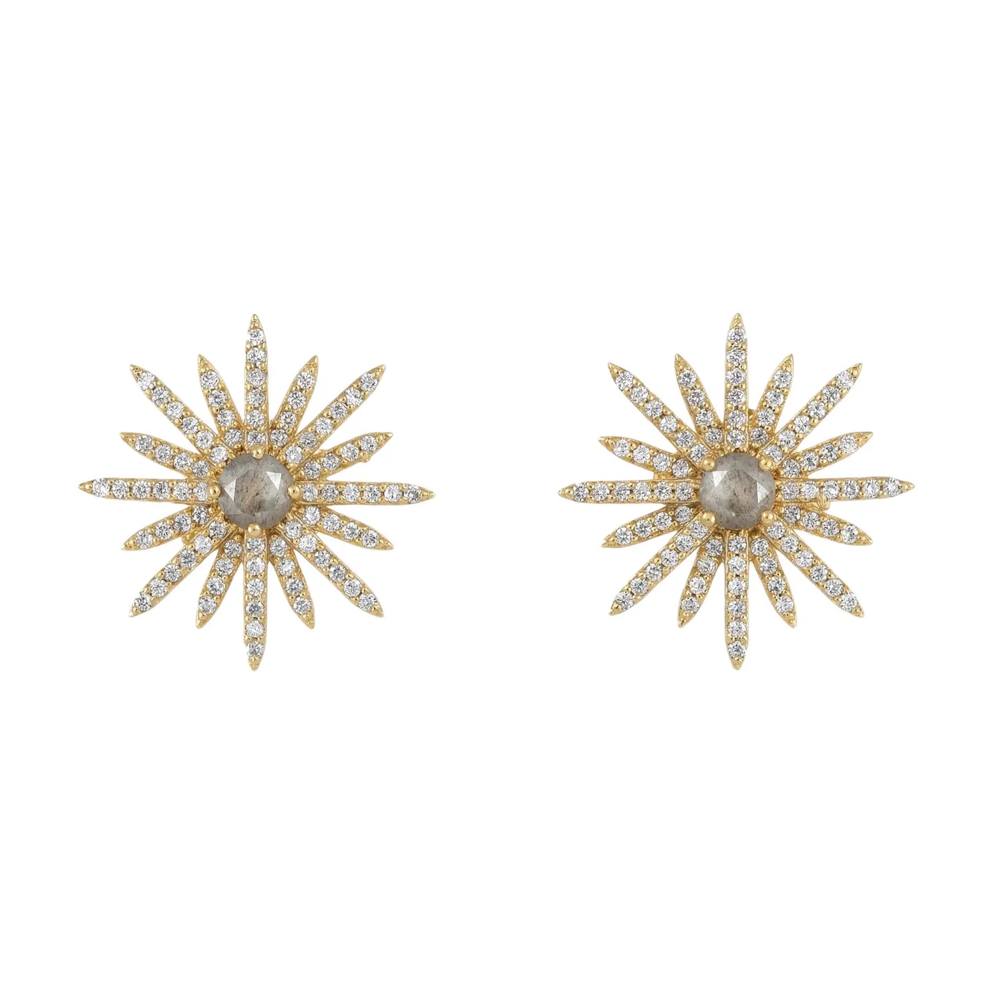 Pendientes Matrix Estrella Polaris Labradorita