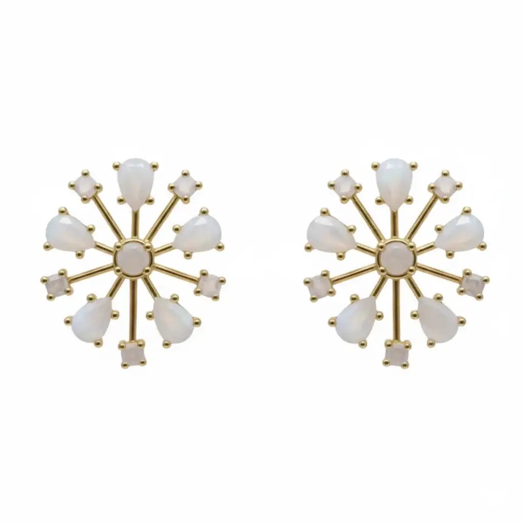 Pendientes Olite Piedra Lunar