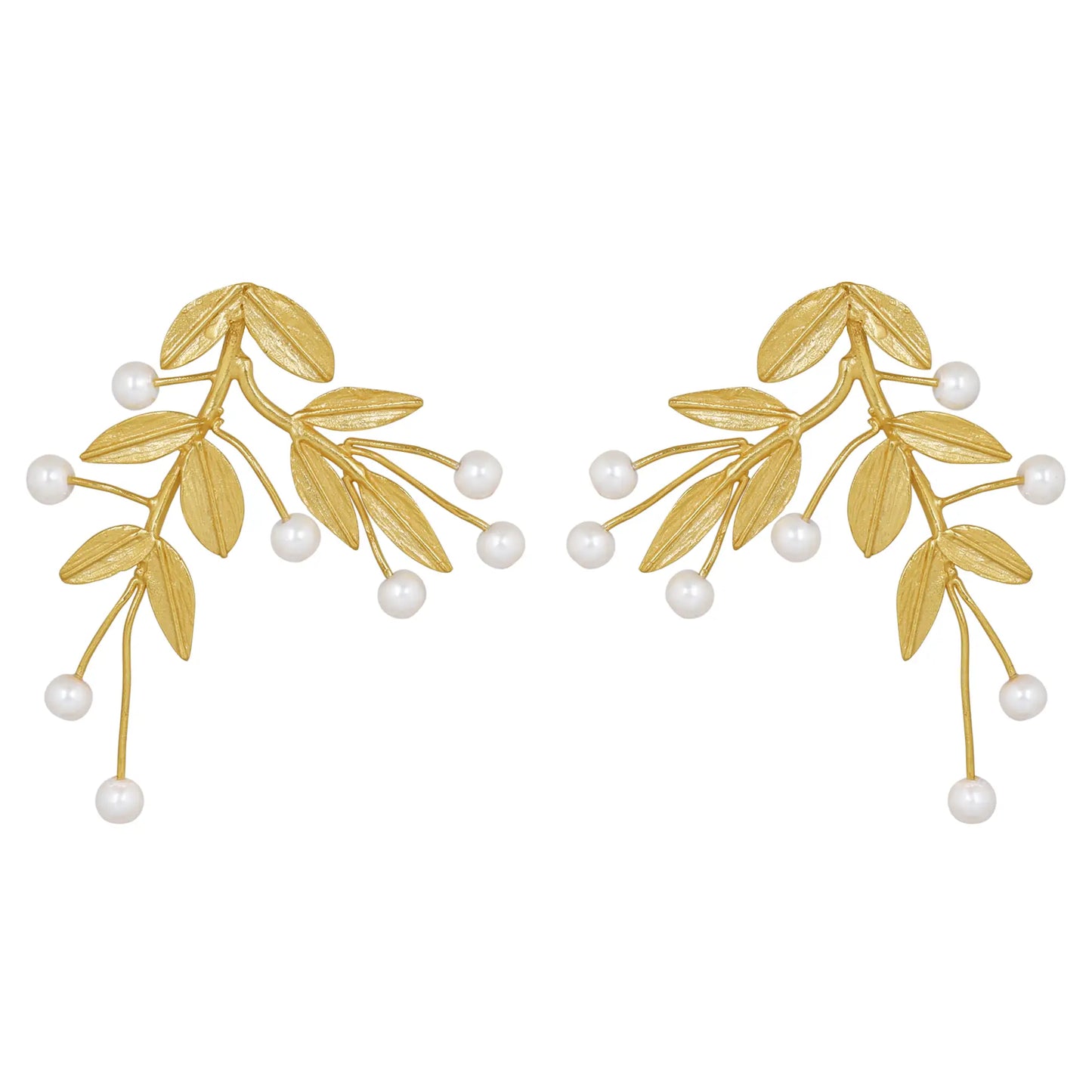 Pendientes Olivar Perlas