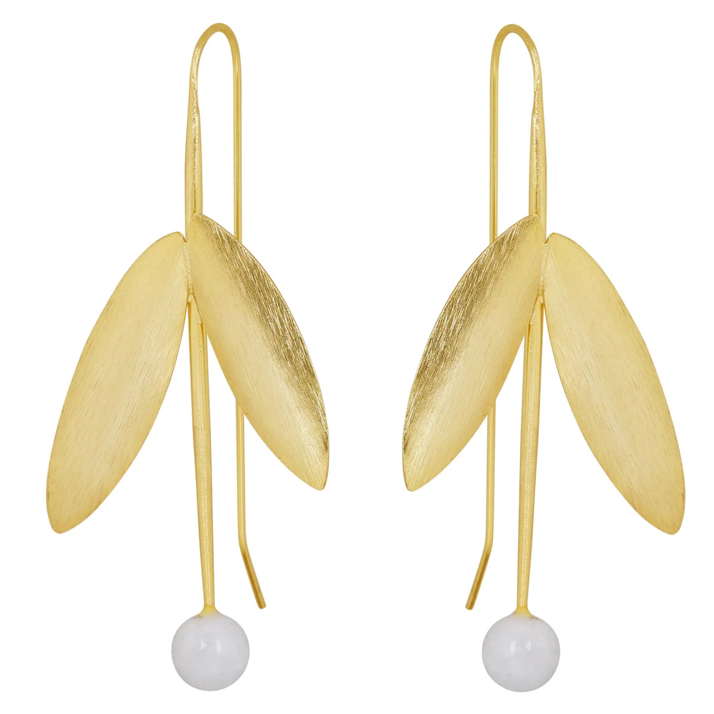 Pendientes Olivo Perla