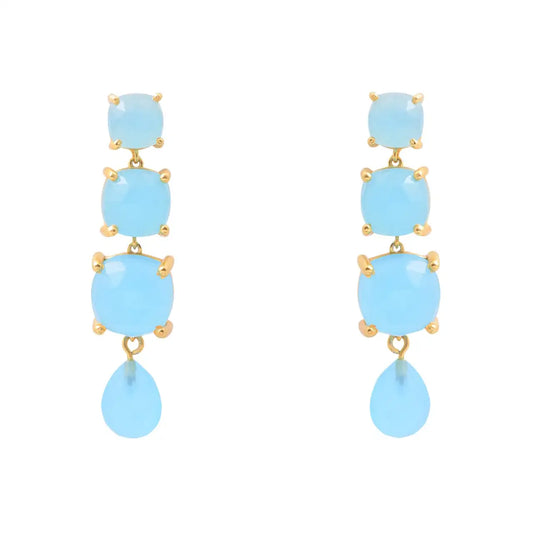 Pendientes Sinfónica Azul turquesa